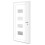 VidaXL vidaXL Haustür Anthrazit 100x210 cm Aluminium und PVC 5
