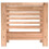 VidaXL vidaXL Solid Wood Walnut Magazine Rack Wooden Book Rack File Magazine Holder 3