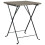 VidaXL vidaXL Folding Bistro Table Grey 55x54x71 cm Poly Rattan Picnic Dining Table 1
