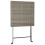 VidaXL vidaXL Folding Bistro Table Grey 55x54x71 cm Poly Rattan Picnic Dining Table 6