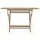 VidaXL vidaXL Folding Garden Table Outdoor Folding Table Patio Grey Solid Wood Teak 3