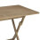 VidaXL vidaXL Folding Garden Table Outdoor Folding Table Patio Grey Solid Wood Teak 7