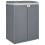 VidaXL vidaXL Mülleimer mit 2 Klappen Grau 65x45x88 cm PP 1