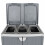VidaXL vidaXL Mülleimer mit 2 Klappen Grau 65x45x88 cm PP 6
