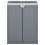 VidaXL vidaXL Mülleimer mit 2 Klappen Grau 65x45x88 cm PP 2