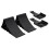 VidaXL vidaXL 2x Wheel Chocks 25x10x11.5 cm Plastic Wheel Blocker Car Brake Stopper 2