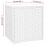 VidaXL (grey) vidaXL Side Table End Table Side Sofa Couch Console Coffee Table Poly Rattan 5