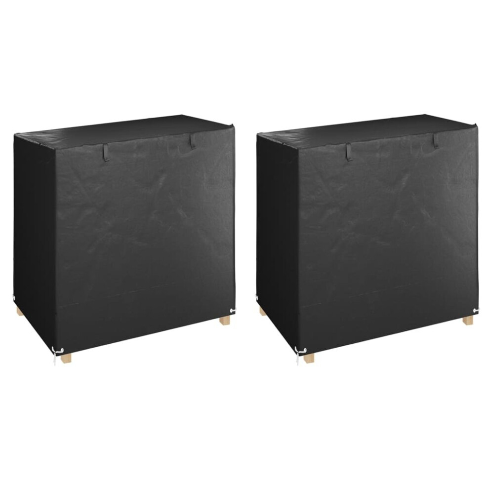 New Vidaxl (125 X 90 X 135/165 Cm/2 Pcs) Swing Bench Cover Garden Sofa Couch Chair Cover 12 Eyelets Polyethylene