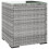 VidaXL (grey) vidaXL Side Table End Table Side Sofa Couch Console Coffee Table Poly Rattan 2