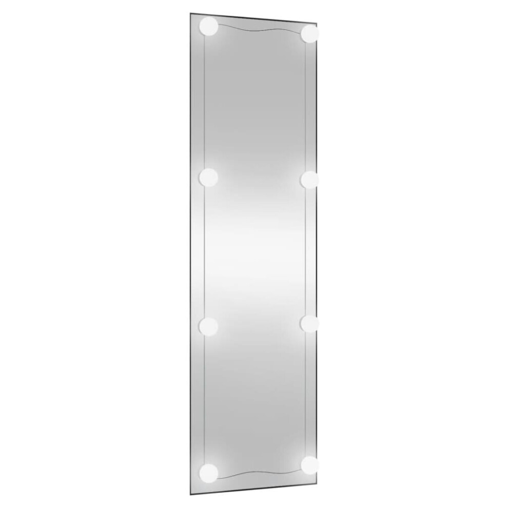 Vidaxl (30 X 100 Cm) Wall Mirror Makeup Mirror Hanging Mirror Glass Rectangle Cosmetic Mirror