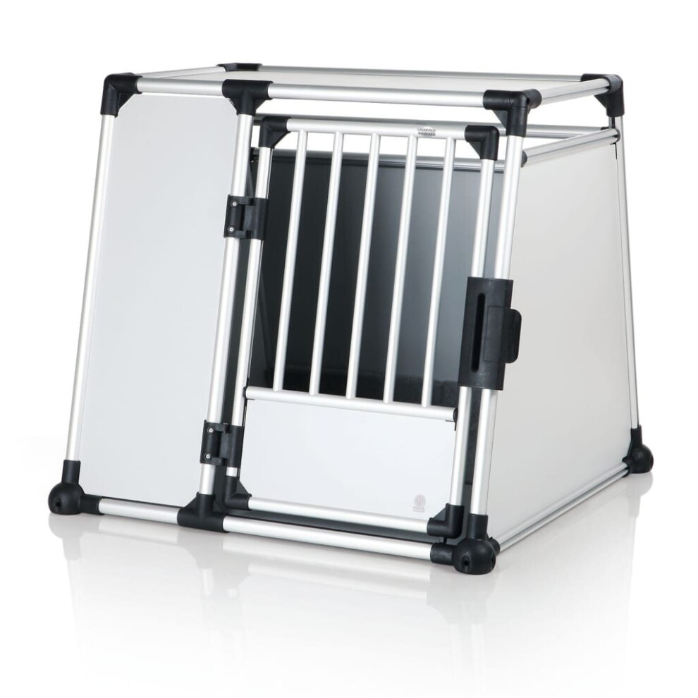 TRIXIE Pet Transport Box XL Aluminium Pet Dog Cat Transport Cage Crate Carrier