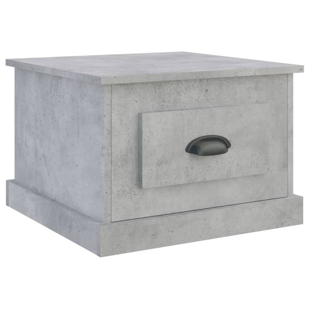 Vidaxl (Concrete Grey) Coffee Table Dining Table Sofa Side Dinner End Table Engineered Wood