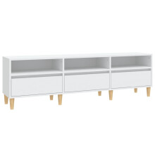 (white, 150 x 30 x 44.5 cm) vidaXL TV Cabinet TV Unit Storage Cabinet Media Unit Cupboard Engineered Wood