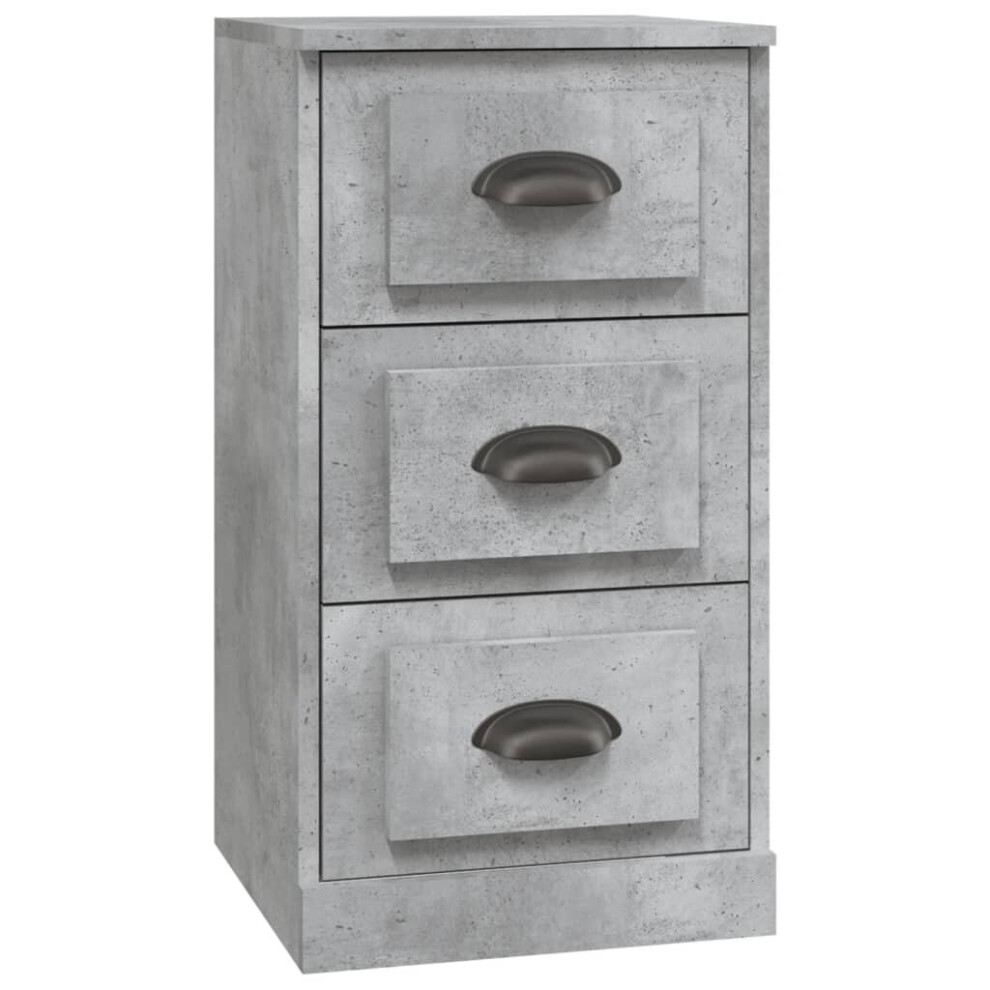 (concrete grey) vidaXL Sideboard Cabinet Cupboard Highboard Home Organiser Engineered Wood