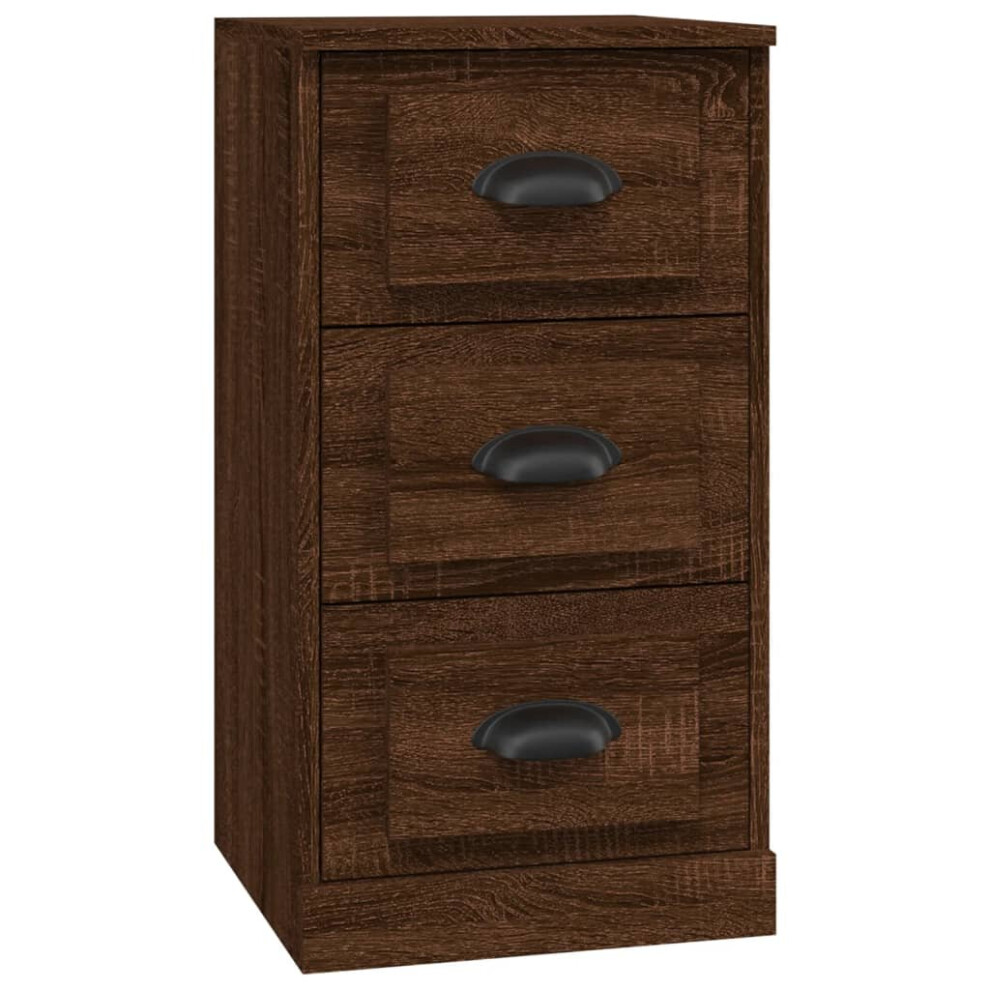 (brown oak) vidaXL Sideboard Cabinet Cupboard Highboard Home Organiser Engineered Wood