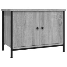 (grey sonoma, 60 x 35 x 45 cm) vidaXL TV Cabinet TV Stand Sideboard Media Cabinet with Doors Engineered Wood
