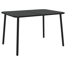 vidaXL Gartentisch Anthrazit 110x80x71 cm Stahl