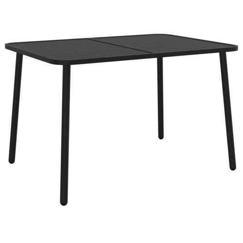 VidaXL vidaXL Gartentisch Anthrazit 110x80x71 cm Stahl