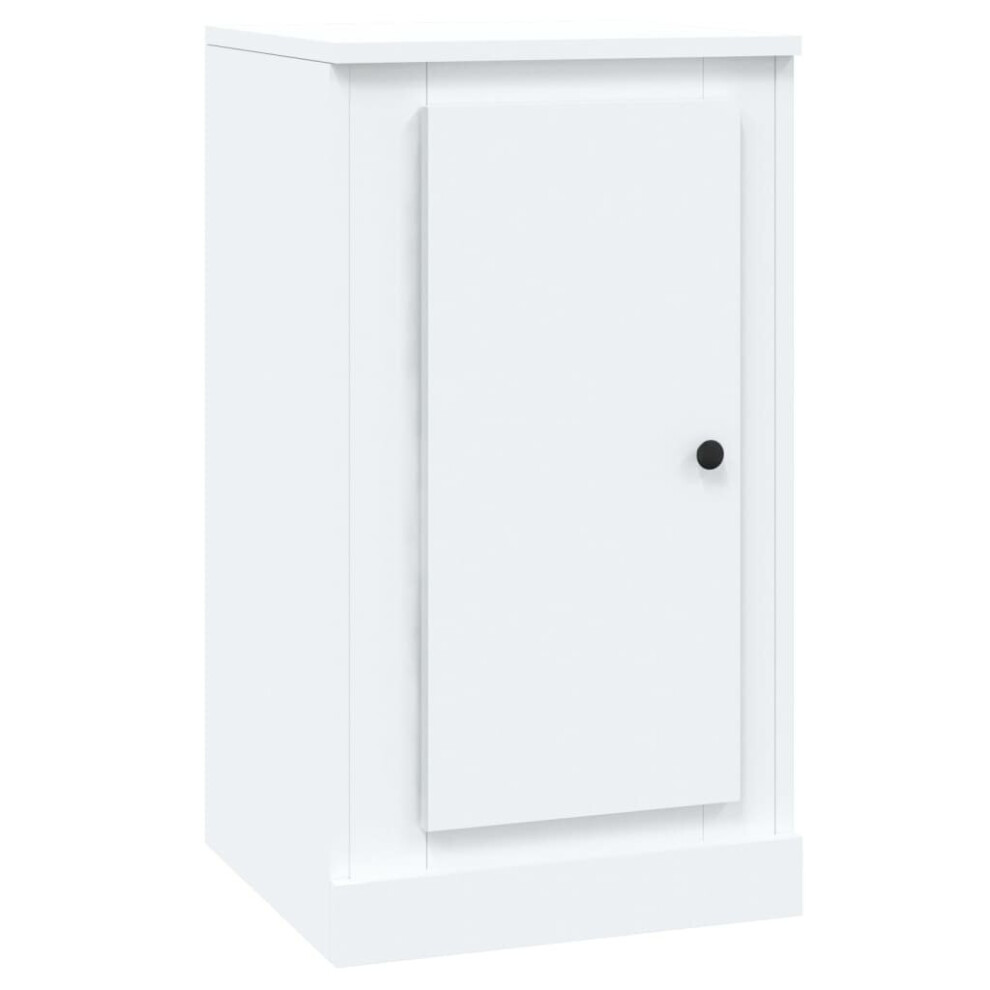 Photos - Other Furniture VidaXL   Sideboards Storage Cabinet Cupboard Home Organiser Engineered Wood (white, 1 pcs)