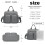 (Grey) Durable And Functional Changing Tote bag 3