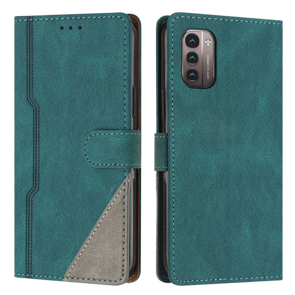 (Green) Case for Nokia G11/G21 Leather Flip Case with Card Holders Magnetic Closure Compatible with Nokia G11/G21 Cover