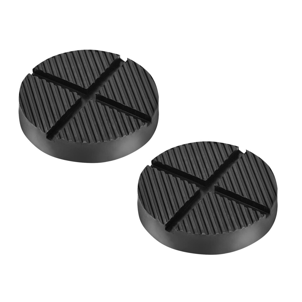 2Pcs Round Jack Stand Pads For Hydraulic Trolley Jack Rail Protector 9068322254298