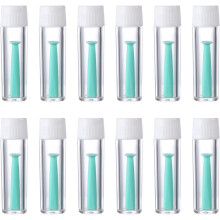 Contact Lens Insertion Kit Including Tweezers & Soft Spoon - Green 12-Pack