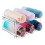 Stackable Water Bottle Organizer for Cabinets, Freezers, Pantries - Plastic Bottle Rack Wine Rack 2 Pack 1