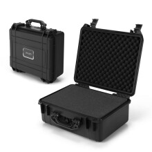 Portable IP66 Waterproof Shockproof Hard Camera Case with Customizable Fit Foam - Lockable, Pressure-Release Valve, Dustproof, Easy-Carry