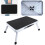 Gr8 Home Single Step Folding Caravan Stool Steel Non Slip Ladder Motorhome Camper 1