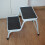 Gr8 Home Double Step Caravan Stool Steel Non Slip Ladder Van Motorhome Camper 2