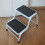 Gr8 Home Double Step Caravan Stool Steel Non Slip Ladder Van Motorhome Camper 1