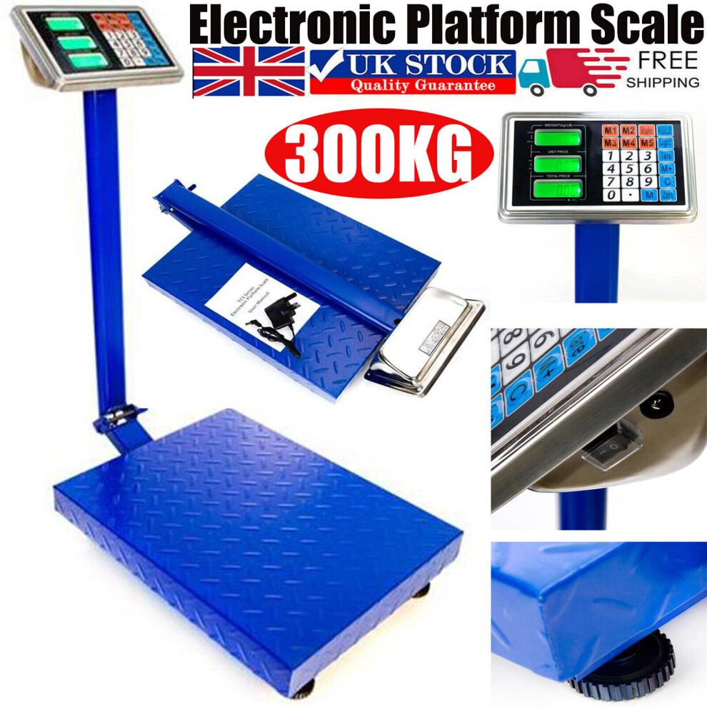 300KG/660lb Heavy Duty Digital Personal Floor Postal Platform Scales