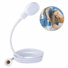 (2m) Push On Single Tap Bath Sink Shower Head Hose Kit For Hairdresser Pet