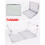 (White) Laptop Table Bed Table Foldable Mini Bed Desks for Computer Notebook Writing Study Table on Sofa Couch 60x40cm 5