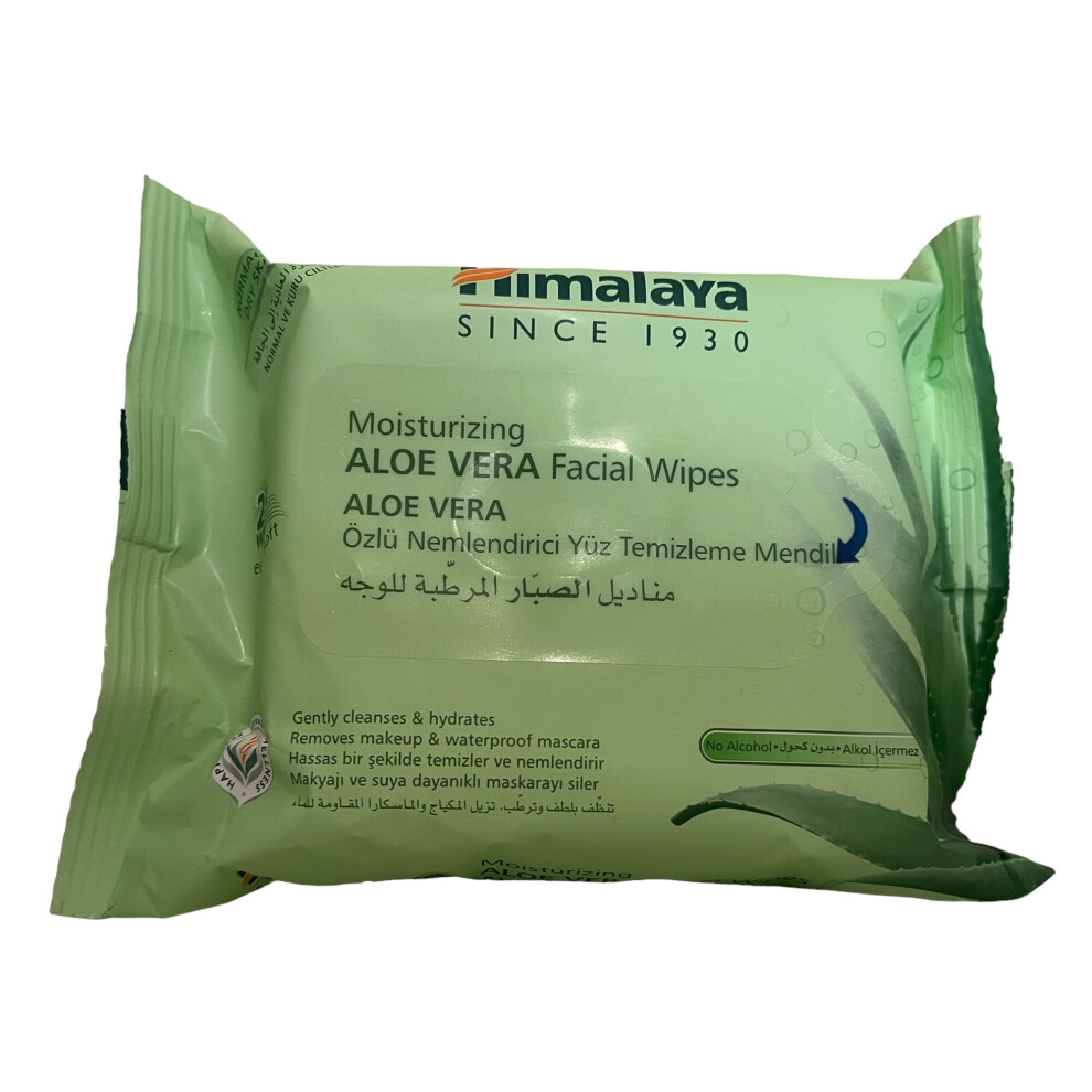 Himalaya Healthcare Himalaya Aloe Vera Facial Cleansing Wipes (25 Wipes Pack)