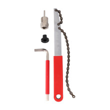 Bike Cassette Removal Tool with Chain whip and Auxiliary Wrench Bicycle Sprocket Removal Tools Sprocket Remover