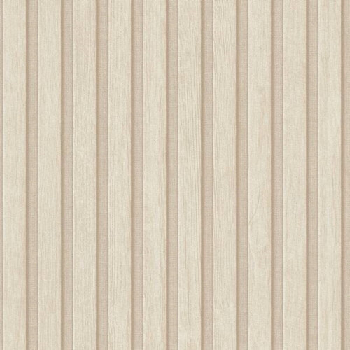 AS Creation AS Creation Wooden Slats Panel Wallpaper Beige 39109-6