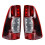 2Pcs Isuzu Rodeo DMax Pickup Tail Light Pair Without Bulb 2007-2012 Rear Brake Lamp ABS 4