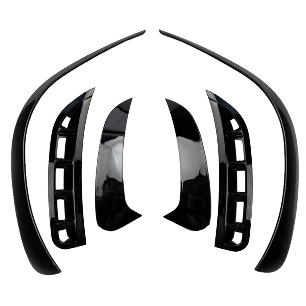 6Pcs Car Front&Rear Bumper Splitter Spoilers Trim For Mercedes-Benz Gle W167 2020 Amg Gloss Black 4762150977705