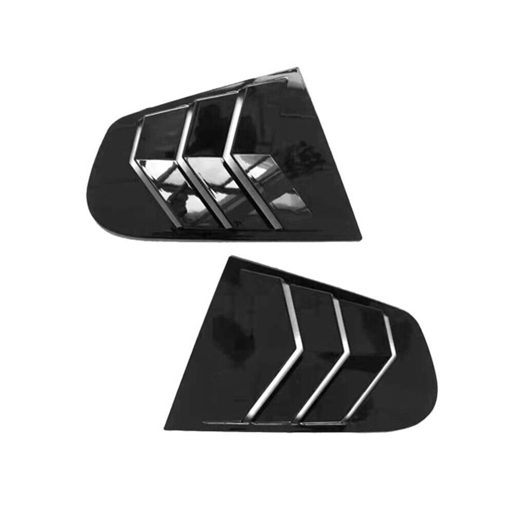 Car Side Window Louver Scoop Cover Vent Carbon Surface Style Spoiler Decorative for Scirocco 2009-2018