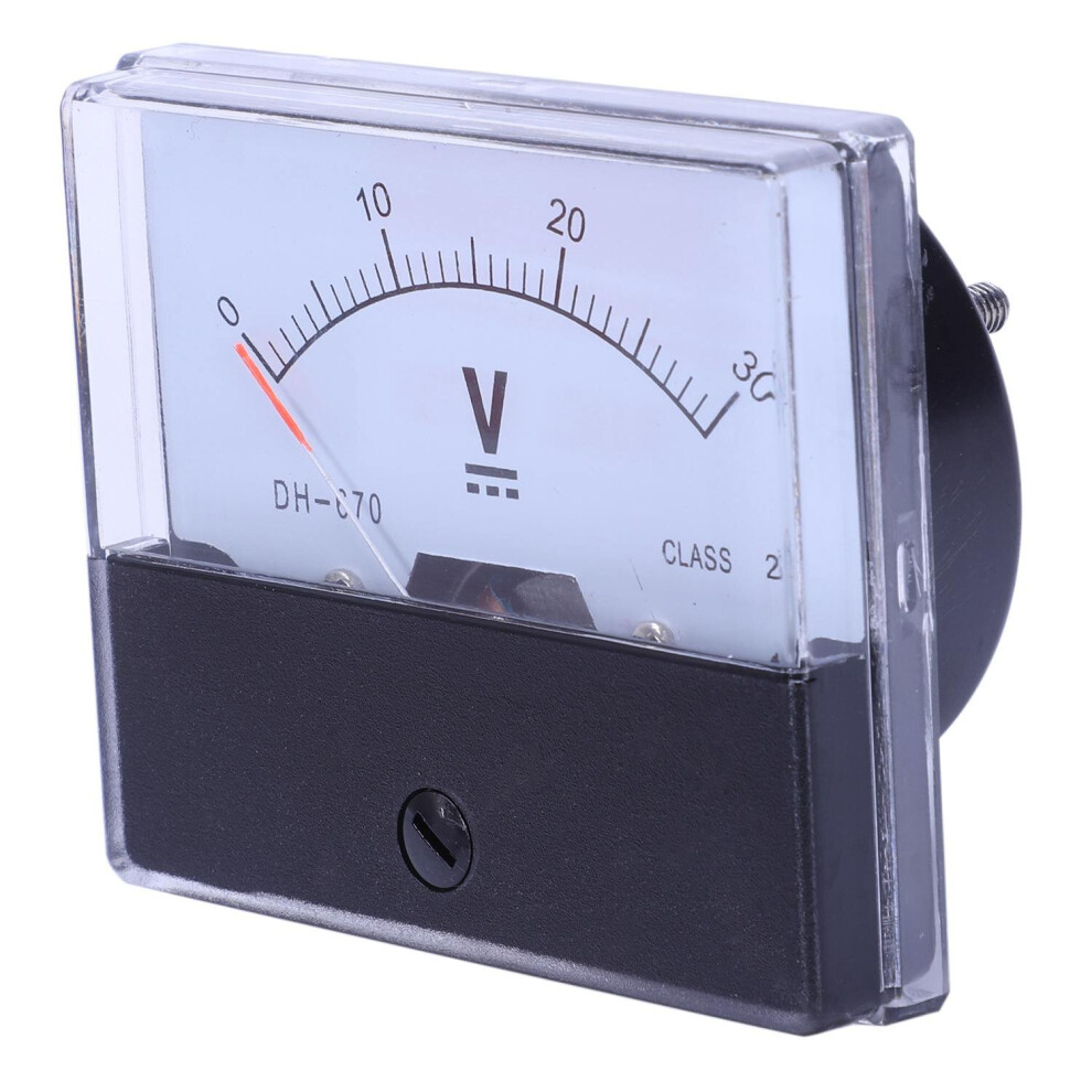 Dh-670 Accuracy Dc 30V Analog Panel Meter Voltmeter 4762746452234