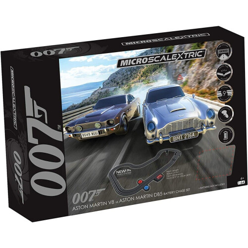 Scalextric Micro Scalextric James Bond 007 Race Set Db5 Vs V8