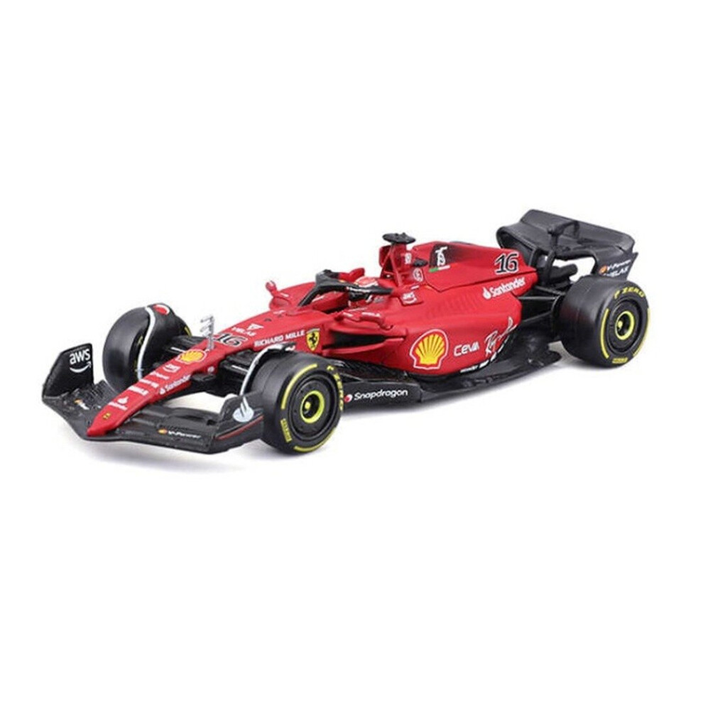 Bburago 1:43 F1 2022 Ferrari F1-75 With Helmet Leclerc