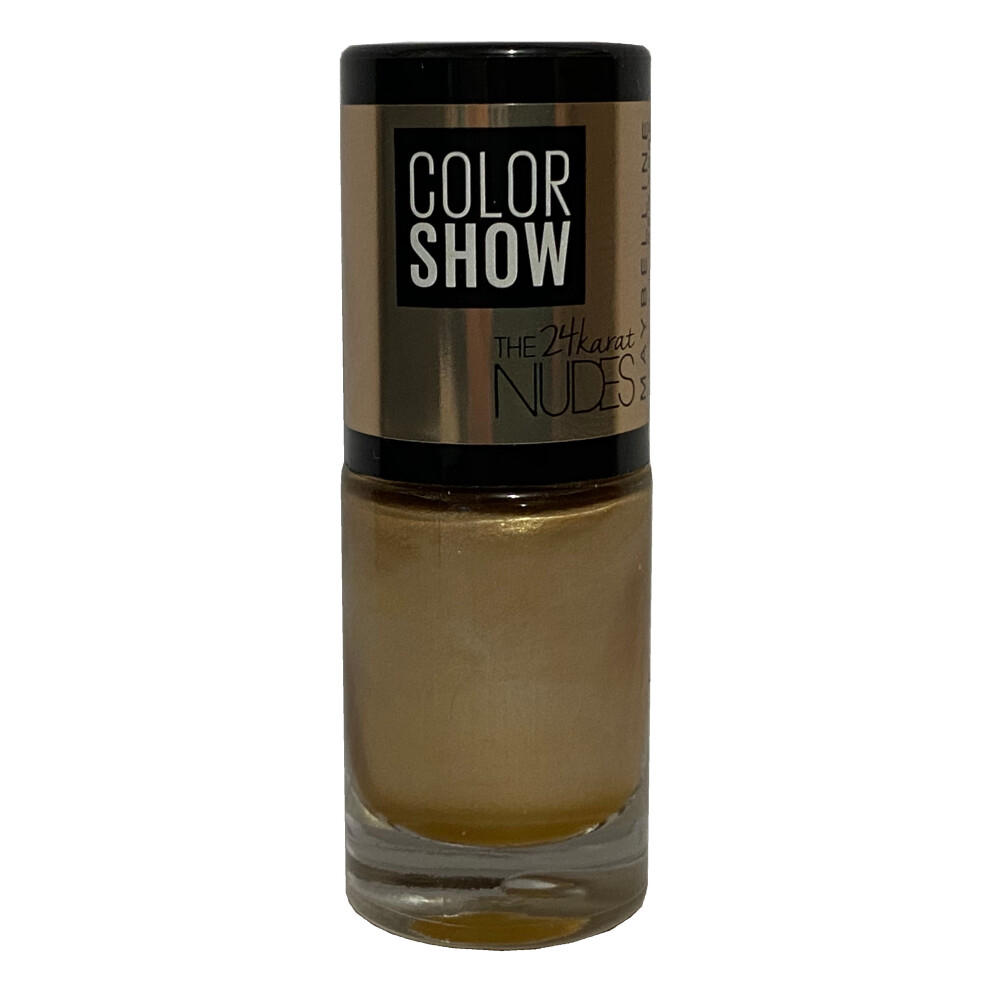 Maybelline Color Show Nail Varnish 7Ml Gilded In 474 Gold