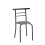 MCC (DISTRESSED GREY) Dining Table and Chairs Set Metal Wood Effect Kitchen Table Dining Chairs Barley 3