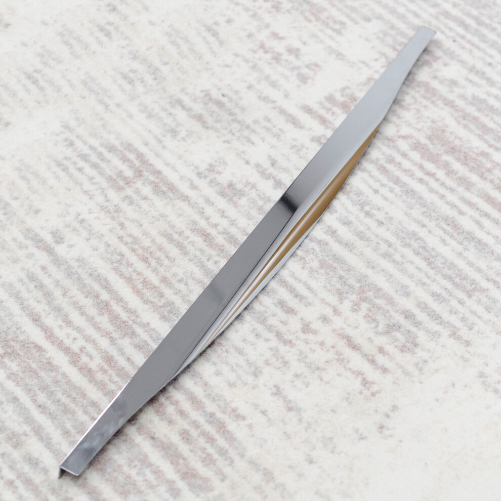 Handle & Home Polished Chrome Screw Fix Trim Handles - 796Mm Handle - Image 3