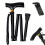(Black) Walking Stick Easy Fold Adjustable Cane Lightweight Mobility Collapsible Sticks 4