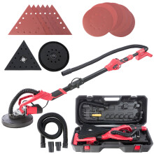 AREBOS Disc Sander | Long Neck Sander Drywall  Sander With Pads  | Sanding Head Ø 225 mm 710W