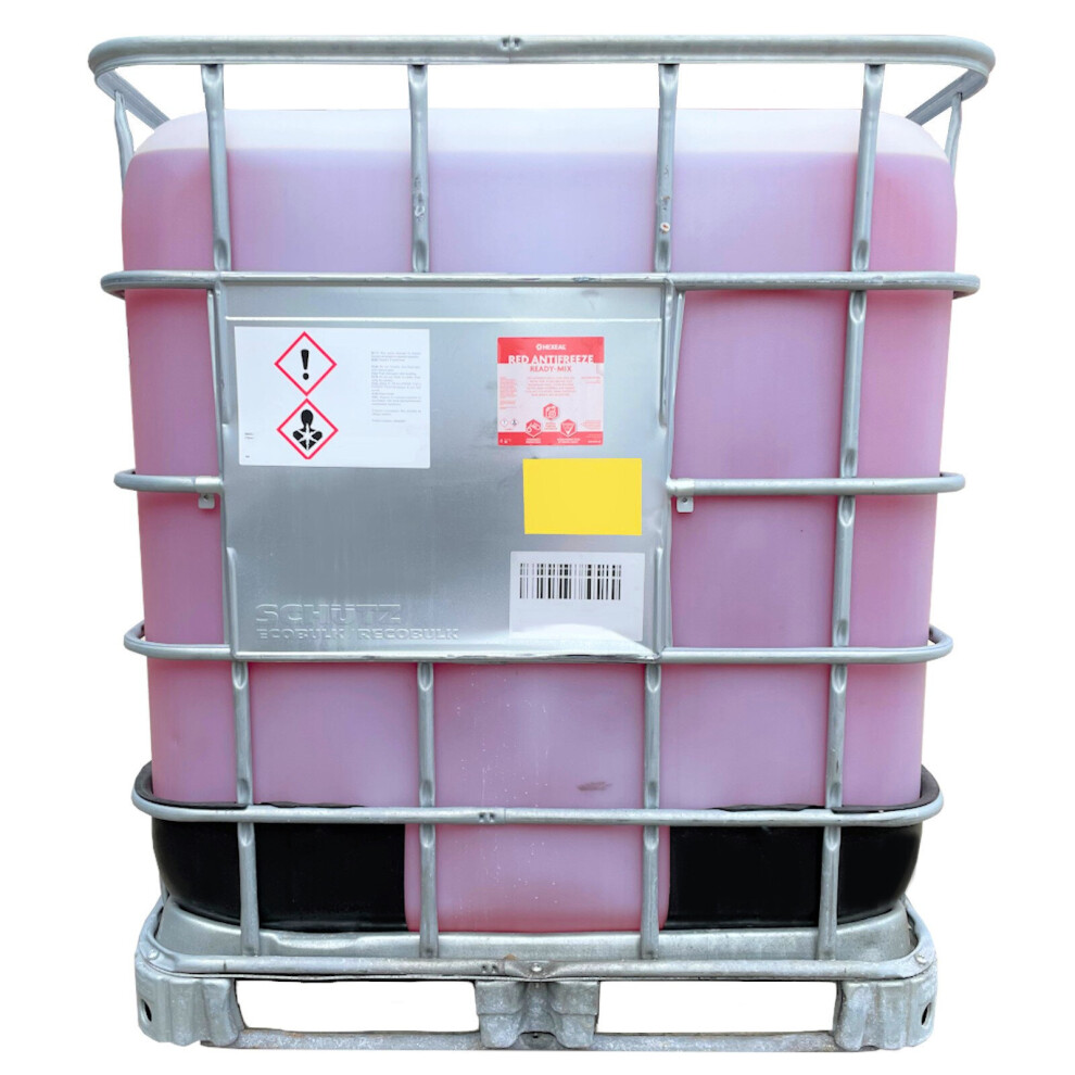 Hexeal Antifreeze & Coolant | 1000L Ibc | -23Âºc | Ready Mix | Longlife Red 5060727634808